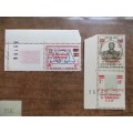 2 x Cambodia Overprint Stamps - VFine Mint