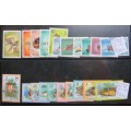 2 X TUVALU Part Sets Stamps on Card - 1 Bid for All - Value R220+
