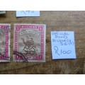 1906-09 Sudan Stamps + Perfins - R145,00