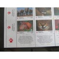 Engangered Wildlife Trust Cinderellas Stamp Sheet