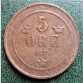 1875 Sweden - 5 Ore