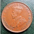 1936 Australia Half Penny 1/2d