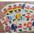 Large Lot of Vintage Car Country Stickers - 1 Bid for all