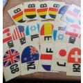 Large Lot of Vintage Car Country Stickers - 1 Bid for all