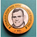 1956 Springbok Rugby Tour Badge - J.Nel