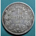 1894 ZAR 1/ Shilling **SILVER**