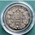 1894 ZAR 1/ Shilling **SILVER**