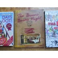 3 x `THE BROONS` Collection Travel + Cookery + Colouring Books - 1 Bid for all