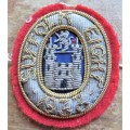 1933 Suffolk 8th Wire Bullion embroidered Badge