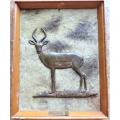 Rhodesia Copper Impala on Impala Hide and in Frame