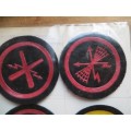 Russian CCCP Rubberized Military Sleeve Patches - 1 Bid for All - Includes Airborne Patch