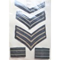 File with Military Rank Insignia Patches - 1 Bid for All