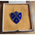 Vintage Presbyterian Women`s Association Badge in Box