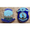 1949 Rhodesia Enamel Bowling Badges