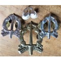 4 x SA Corps of military Police Collar badges - 1 Bid for all
