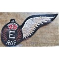 RAF Engineer Embroidered Wing Brevet Patch