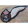 RAF Navigator Embroidered Wing Brevet Patch