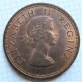 1959 1d Penny Union Coin