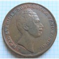 1847 Sweden 1 Skilling Coin