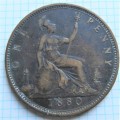 1880 GB Penny Coin