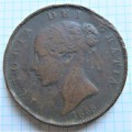 1855 GB Penny Coin