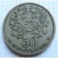 1940 Portugal 50 Centavos  Coin