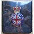 Vintage The Victoria League Enamelled Badge - Excellent Condition Original Pouch