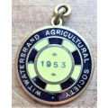 1953 Witwatersrand Agricultural Society numbered medallion