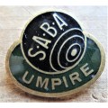 SA Bowls Association Umpire Badge - Numbered