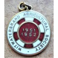 1951-52 Witwatersrand Agricultural Society numbered medallion