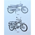 Honda Motorcycle 50cc + 65 cc Original Parts Book - S50 S65
