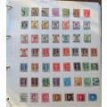 World Stamp Album - Neatly hinged to Album Pages