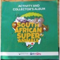 South African Super Animals - Incomplete Cards Collection in Album
