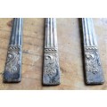 5 x Angora EPNS Cake Forks +  1 Emess  - Made in England - 1 Bid for all