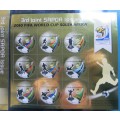 2010 SAPOA Soccer  Joint Issue Golden Minisheet **All Countries**