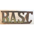 British RASC Regimental Army Service Corps Badge