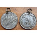 2 x 1919 Commemoration of Peace Medallions - 1 Bid for Both