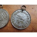 2 x 1919 Commemoration of Peace Medallions - 1 Bid for Both