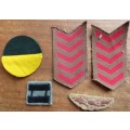 Military Assortment Embroidered Badges + Rank Insignia + 1 Bid for All
