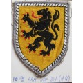 German 10th Armed Infantry Div. HQ Embroidered Badge/FLASH