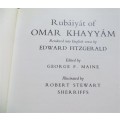 Rubaiyat of Omar Khayyam in English by Edward Fitzgerald - Hardcover with Dustcover