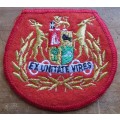Regimental Sergeant Major Embroidered rank Badge