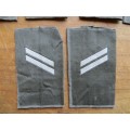 3 x pairs Unknown Combat uniform rank epaulettes  - 1 bid for all