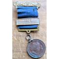 1905 2 Years perfect attendance medal - great quality item - Roodepoort Maraisburg