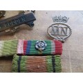 Mixed Militaria Alf Gooden Badge Lot Ribbon Bars - 1 Bid