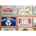 Vintage Assorted Matchbox labels Collection circa.1950`s