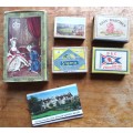 6 x Vintage Matchboxes - Rhodesia / Union Castle +
