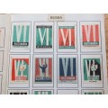 Russia Vintage Matchbox labels Collection - Let Frame as Pop Art/collectables circa.1950`s