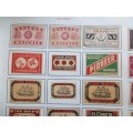 Sweden Vintage Matchbox labels Collection - Let Frame as Pop Art/collectables circa.1950`s