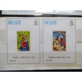 Belize Mini Sheet Lot - High Value R1800+